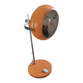 Vintage orange metal lamp