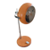 Vintage orange metal lamp