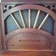 Vestiaire mural art nouveau / bois laiton