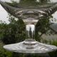 Set of 4 SEVRES crystal cognac glasses.