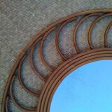 Rattan mirror, 1960