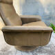 Vintage De Sede leather swivel chair, tulip base.