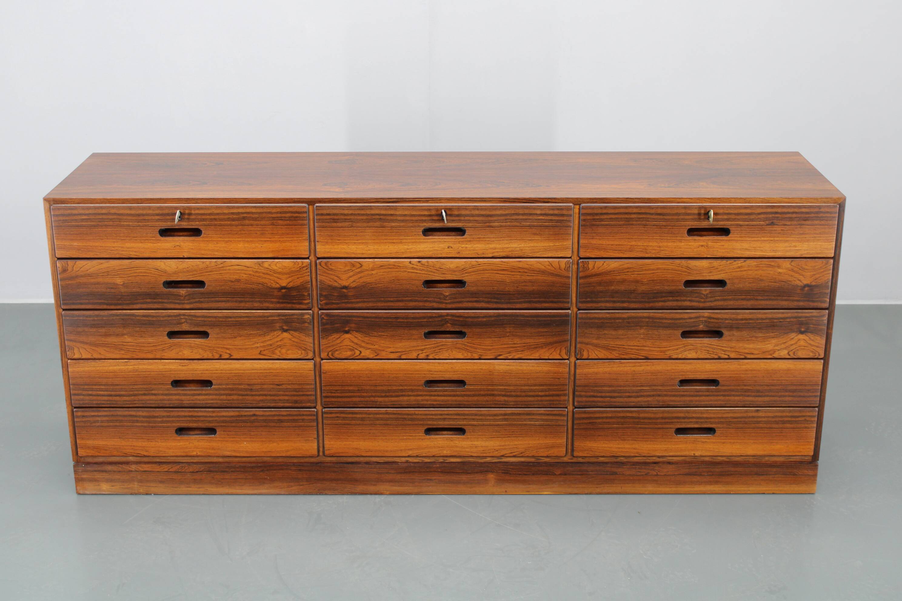 1960s Rare Kai Winding Chest of Drawers or Sideboard, Restored