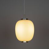 Danish vintage pendant lamp Kina by Bent Karlby, Lyfa, 1946