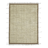 Handmade Turkish One of a Kind 216 cm x 308 cm Beige Wool Carpet