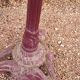 Antique cast iron bistro restaurant pedestal table - 1900s