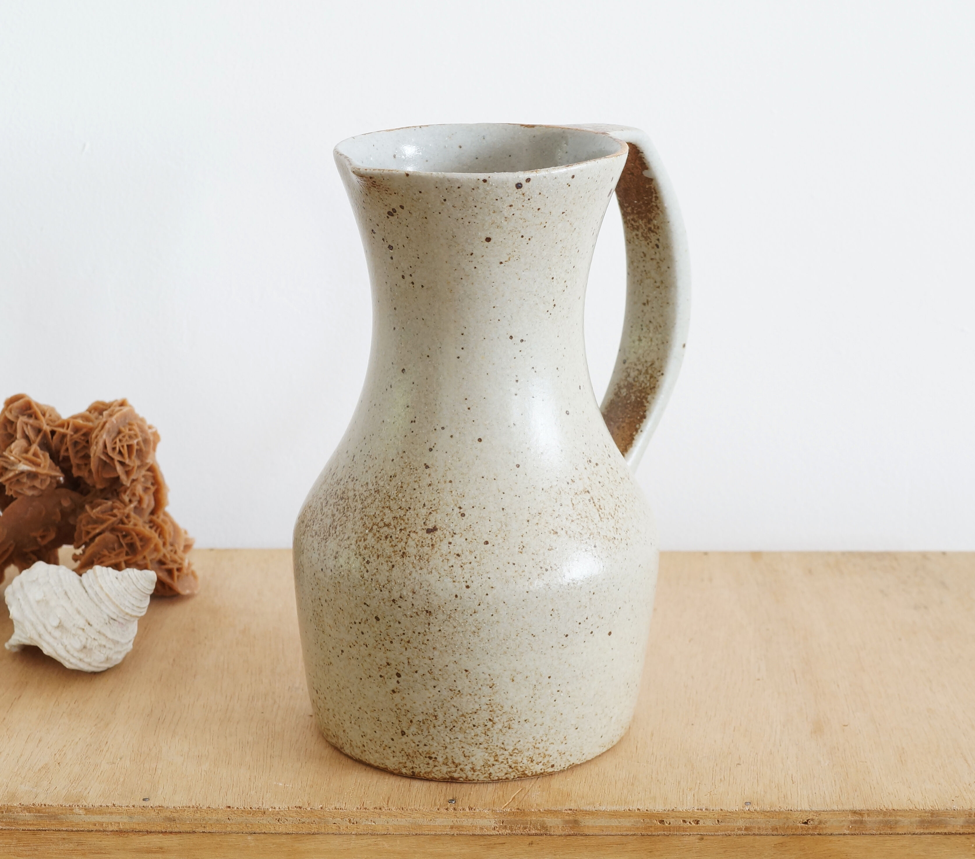 Pyrite stoneware pitcher 1970s