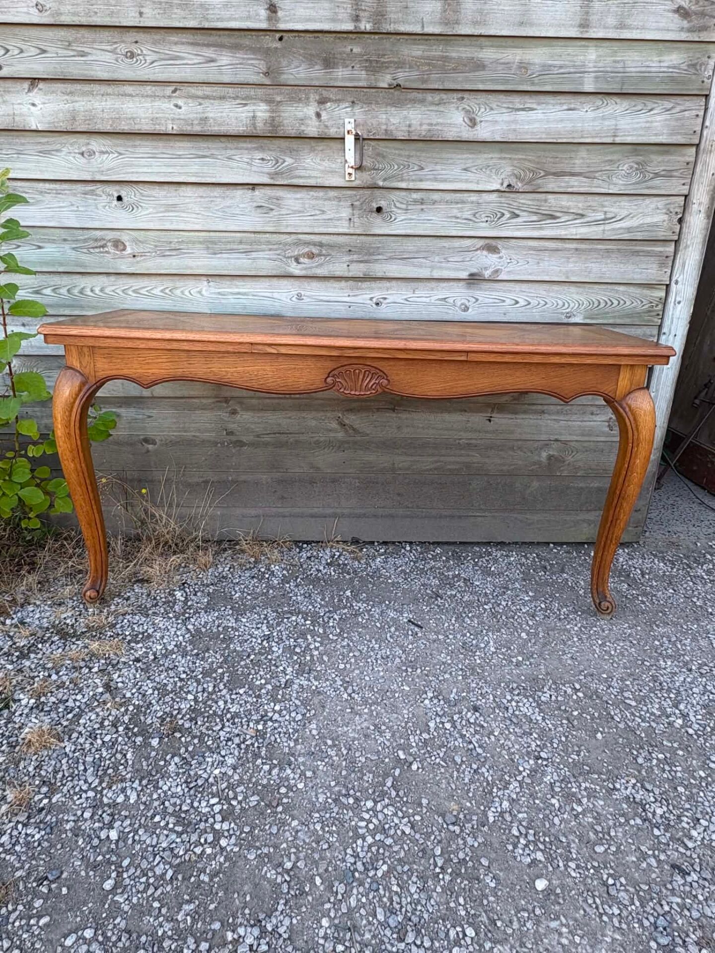 Console style Louis XV en bois