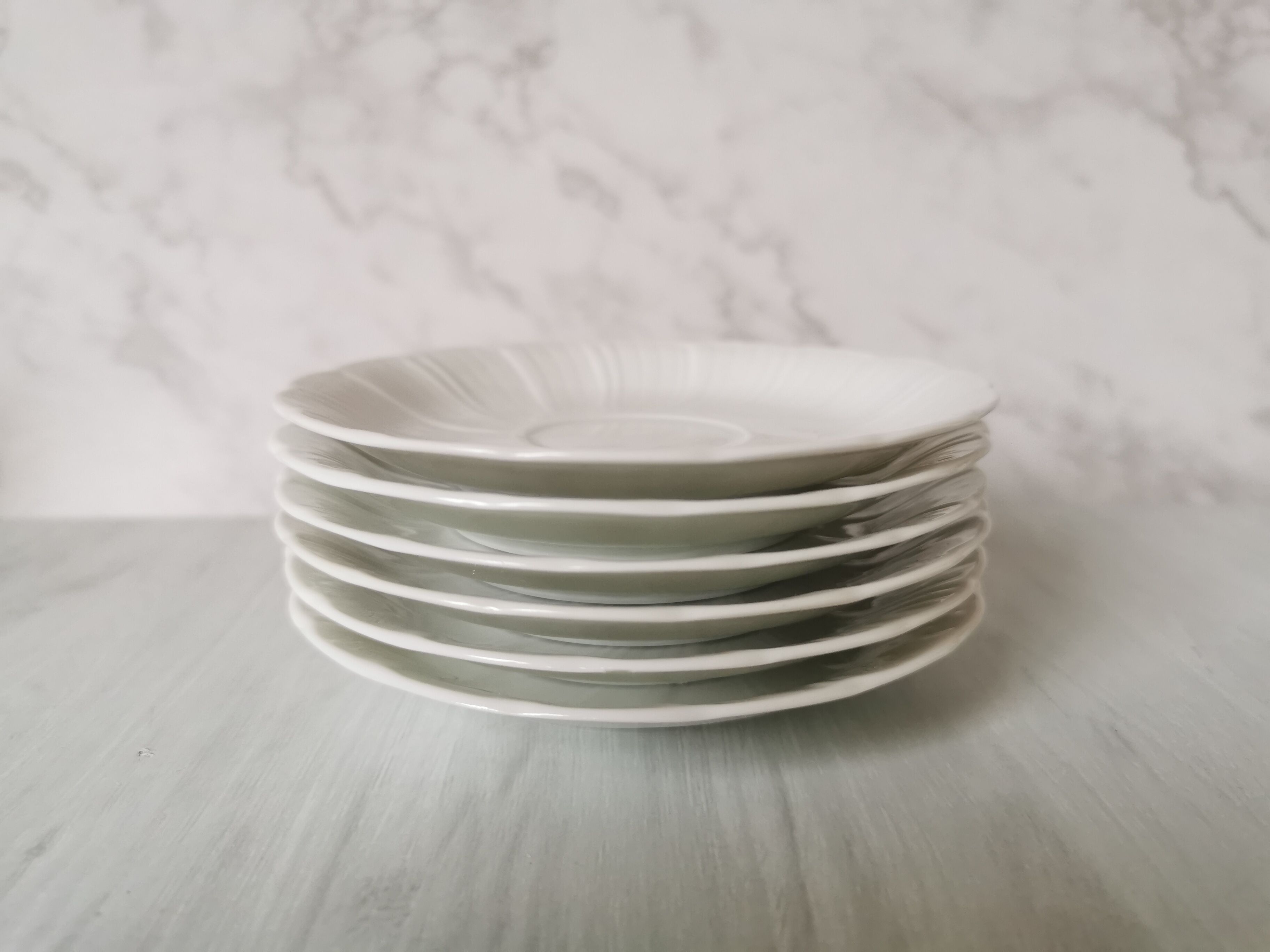 Porcelain cups and saucers Limoges Bernardaud