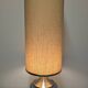 Space age XL living room lamp in brushed aluminium, France circa 1970.