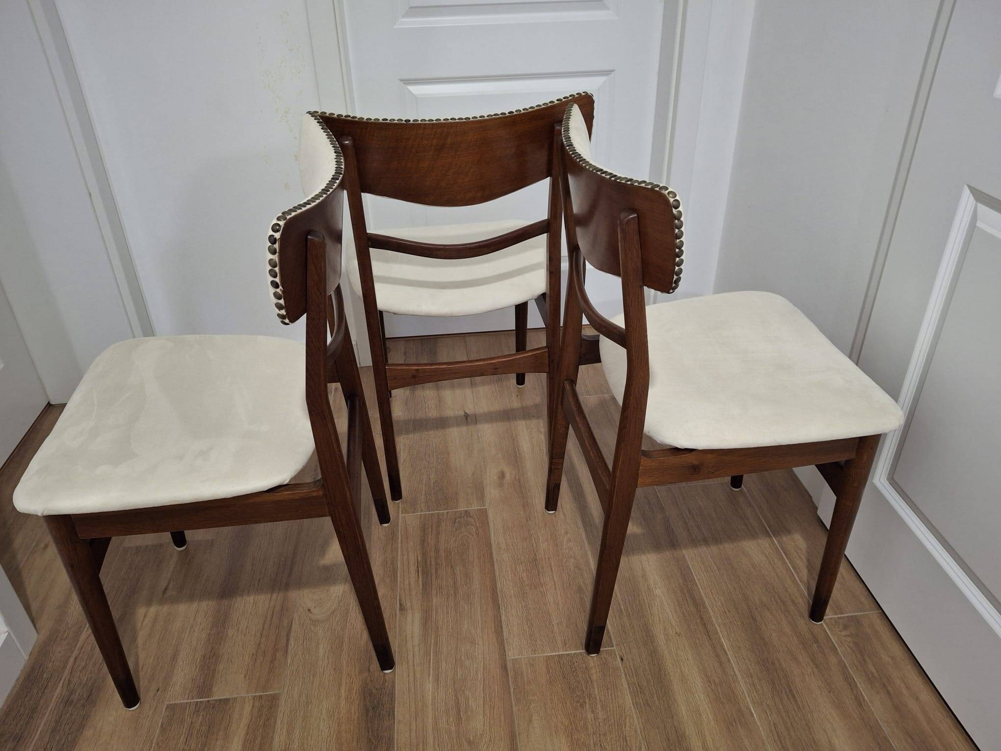 Set of three chairs, Denmark, 1960s