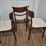 Set of three chairs, Denmark, 1960s