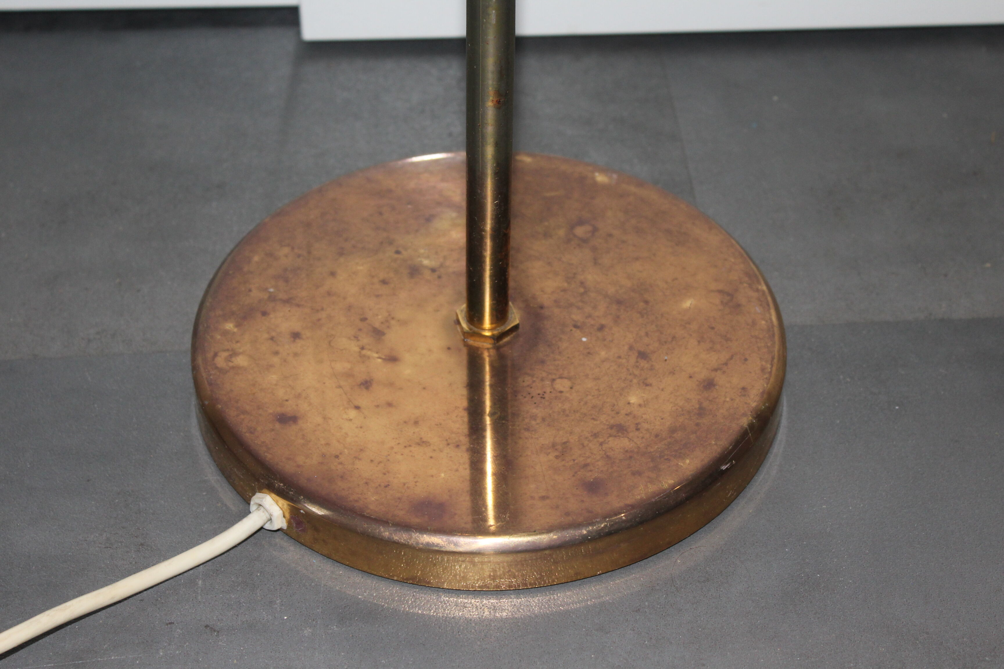 Vintage brass floor lamp italian design