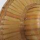 Colonial hat in bamboo and braided rattan, wall decoration