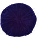 Night blue round cushion