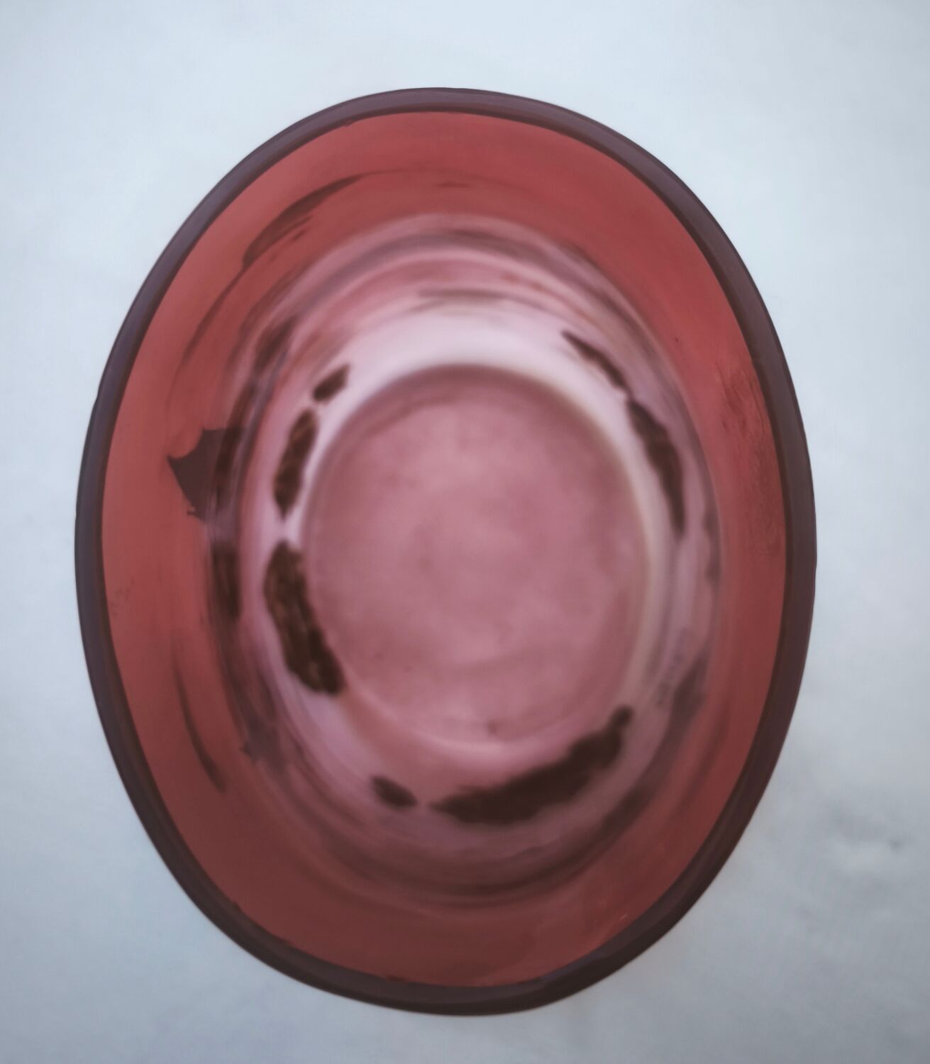 Vase signed Michel with a lakeside decoration.