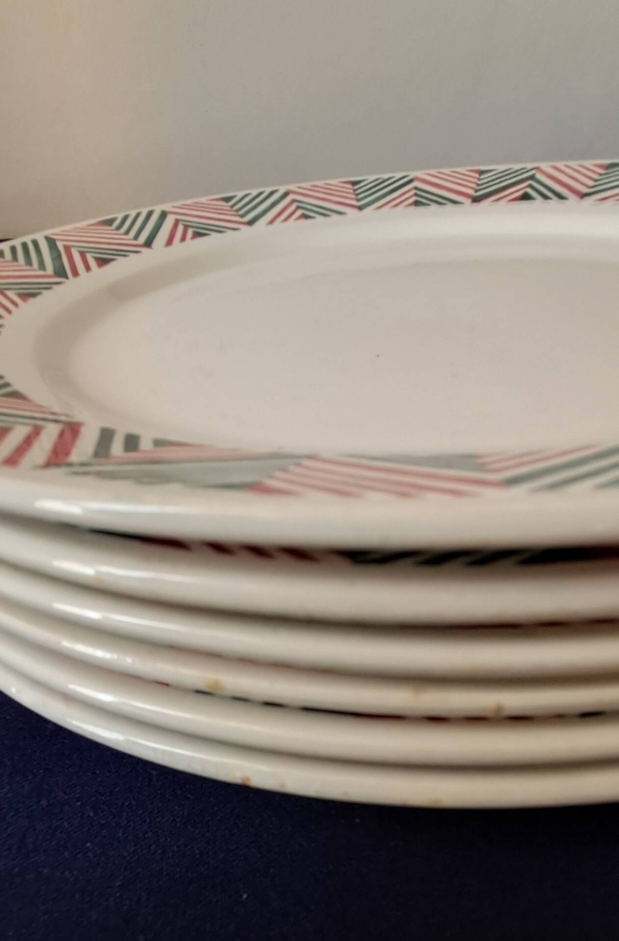 6 flat plates Adèle from Digoin Sarreguemines