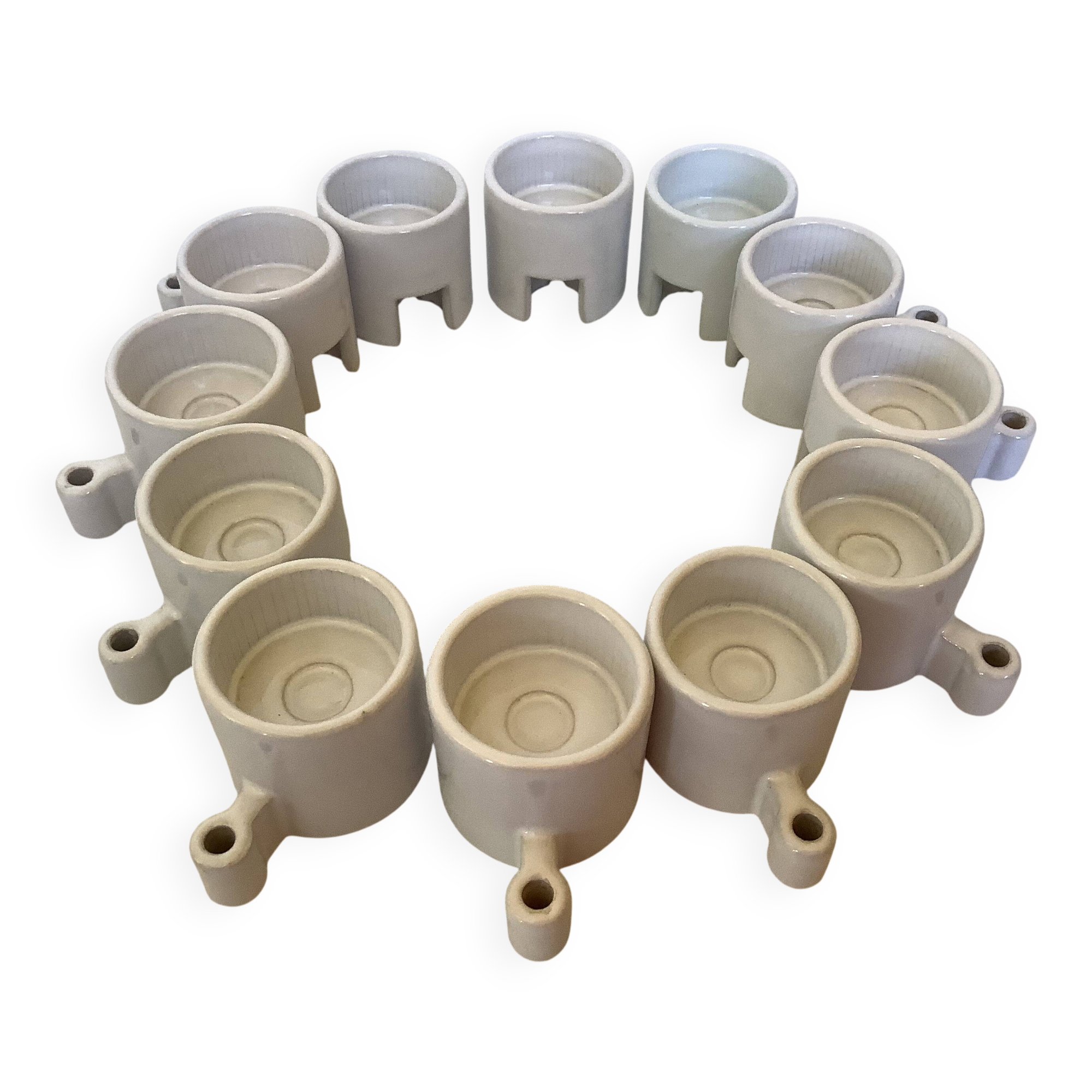 Twelve caterpillar candlesticks Ehlen Johansson