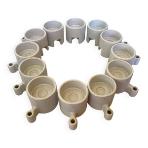 douze bougeoirs chenilles