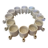 Twelve caterpillar candlesticks Ehlen Johansson