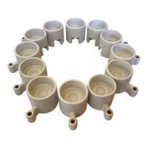Twelve caterpillar candlesticks Ehlen Johansson