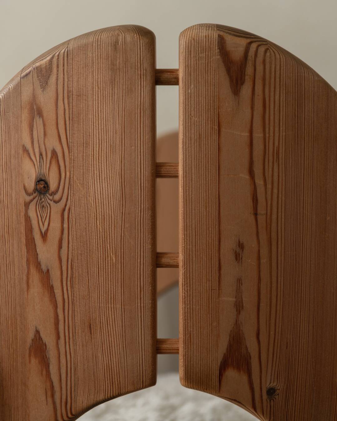 Vintage Danish Pine Dining Chairs | Set of 4 | Niels Koefoed Style