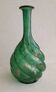 Twisted blown glass carafe