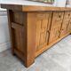 Brutalist 70's sideboard in solid elm