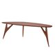 Ted dining table in solid mahogany 240 cm – greyge