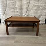 Table basse scandinave en teck années 50