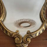 Baroque style mirror in gilded wood