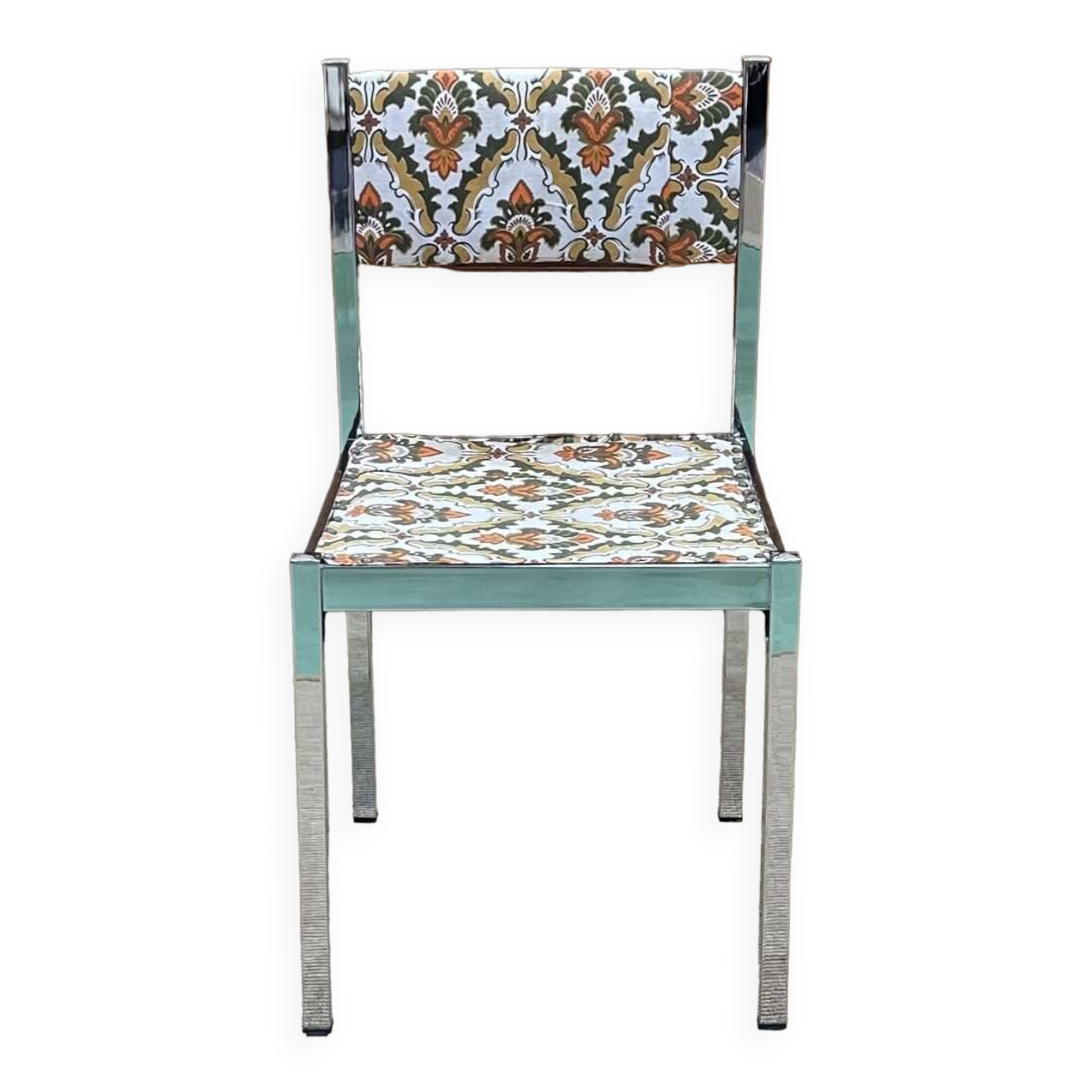 Chaise chromée des années 70