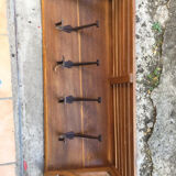 Coatrack in wood and iron