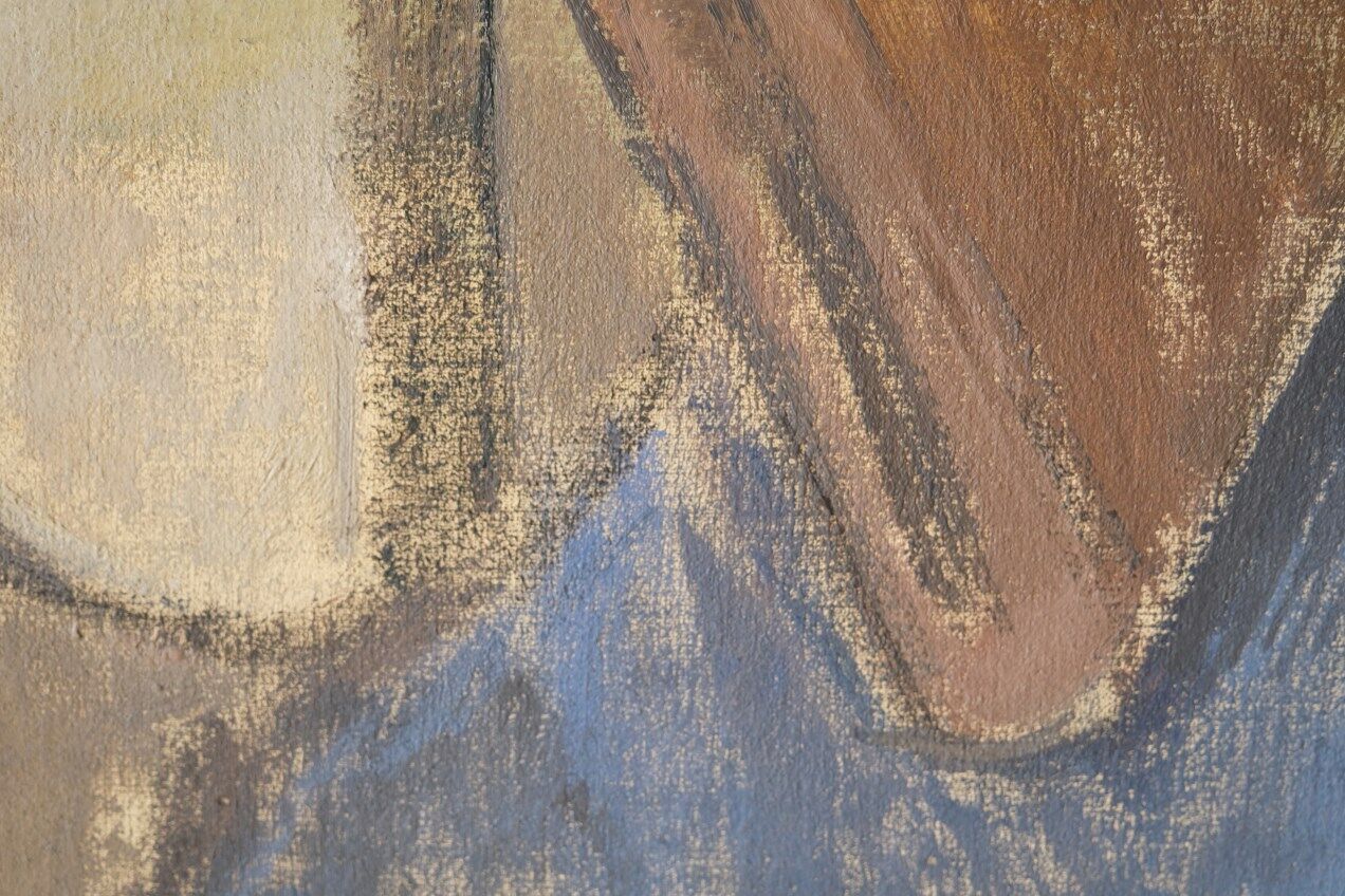 Ulla Borgström, Swedish Modern Painting, 1960s, Oil on Canvas, Framed