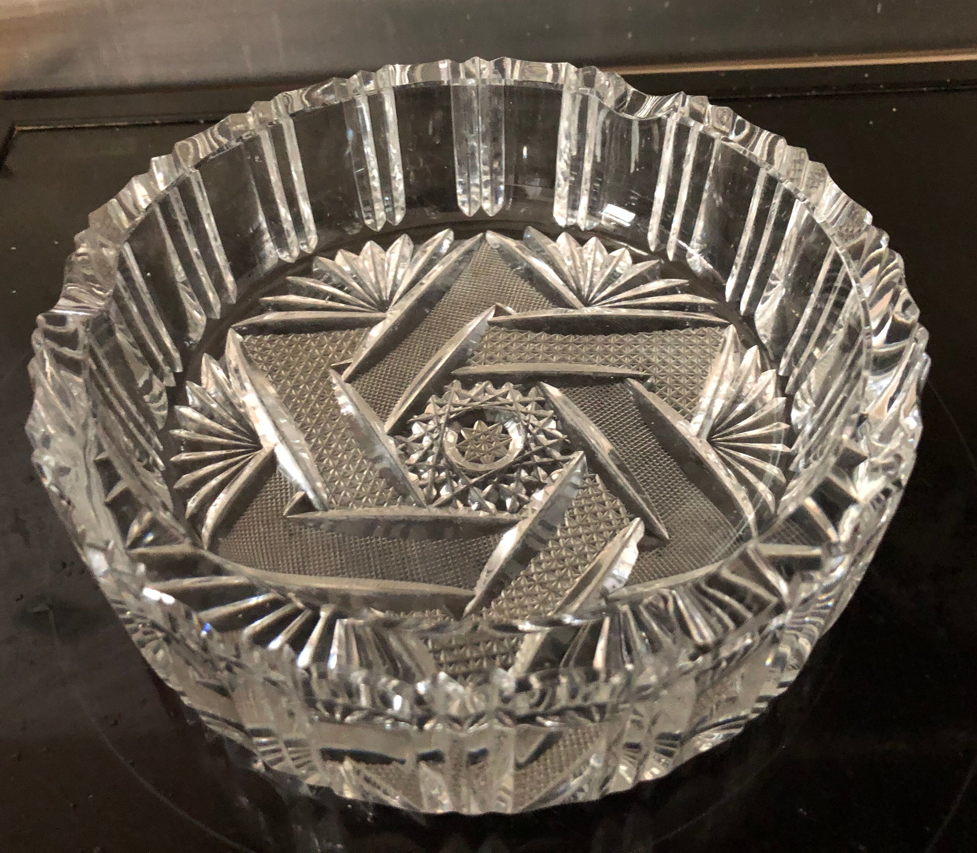 Crystal ashtray