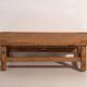 Table basse ancienne en bois de pin – Chine, vers 1890