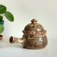 Pot en grès pyrité vintage