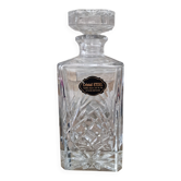 Hand-cut crystal carafe