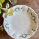 Compote dish or antique footed plate in ironstone - Villey de Longc