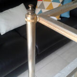 Marble and brass harness