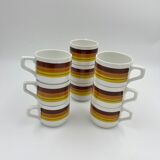 Set of ceramic cups Moulin des loups