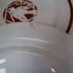 Set of 9 flat iron earth plates Salins "Colibri" France