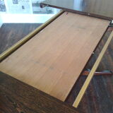 Vintage oval dining table with extensions for Baumann - 1960