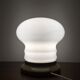 White Glass Table Lamp by Ivan Jakes, 1960s