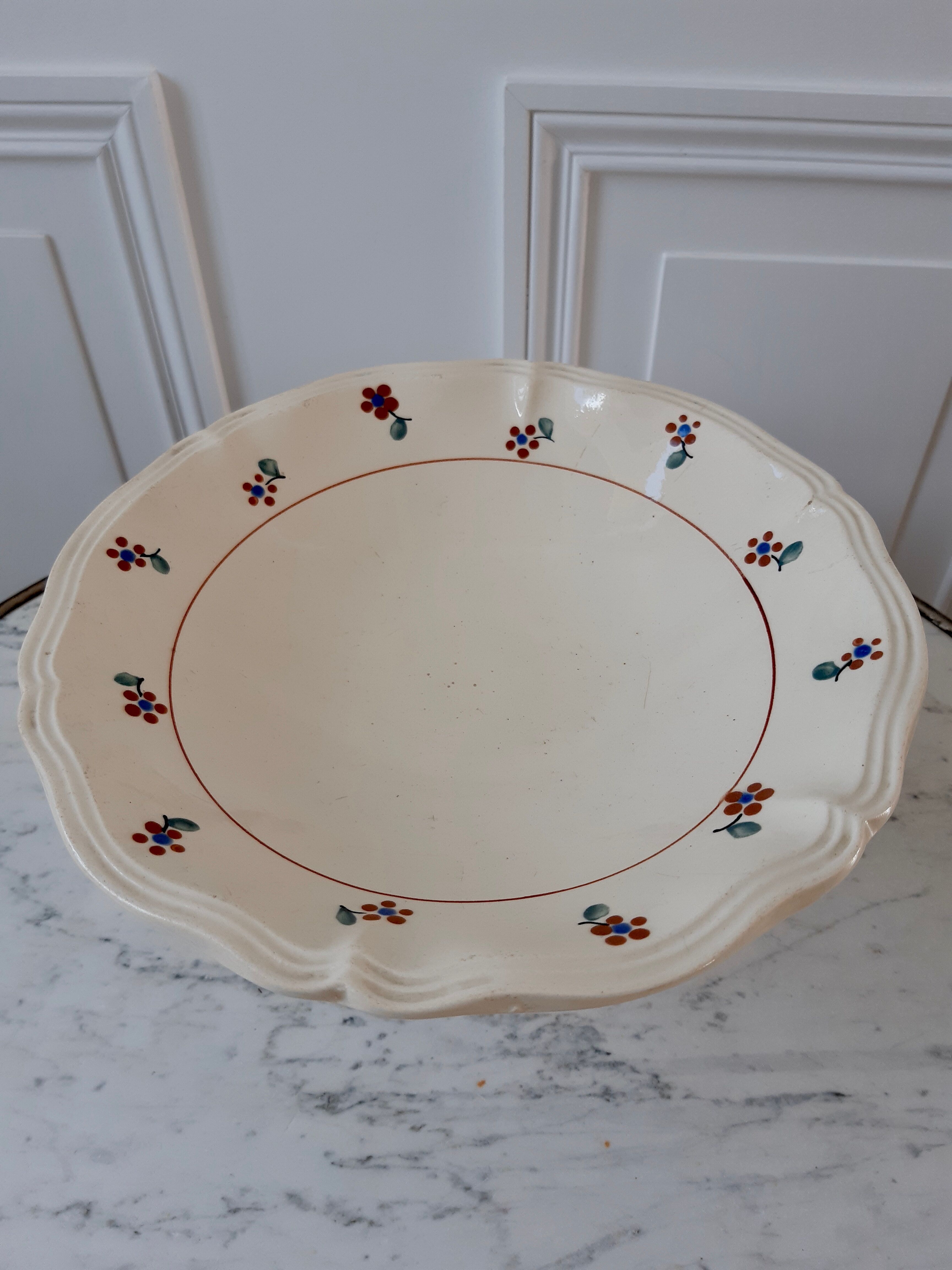 Compotier Digoin Sarreguemines 1930s