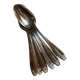 Silver - 6 small spoons