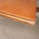 Round table and marquetry with extension