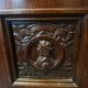 Large Renaissance Style Library Solid Oak 19th Century