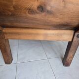 Solid walnut sofa