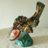 Vallauris ceramic fish from the 1960s vintage